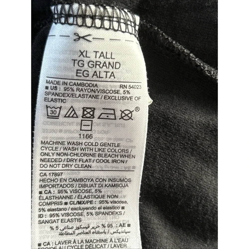 Old Navy Women's XL Midi Dress Black Smocked Off The Shoulder Knit Stretch Comfy - Picture 11 of 12